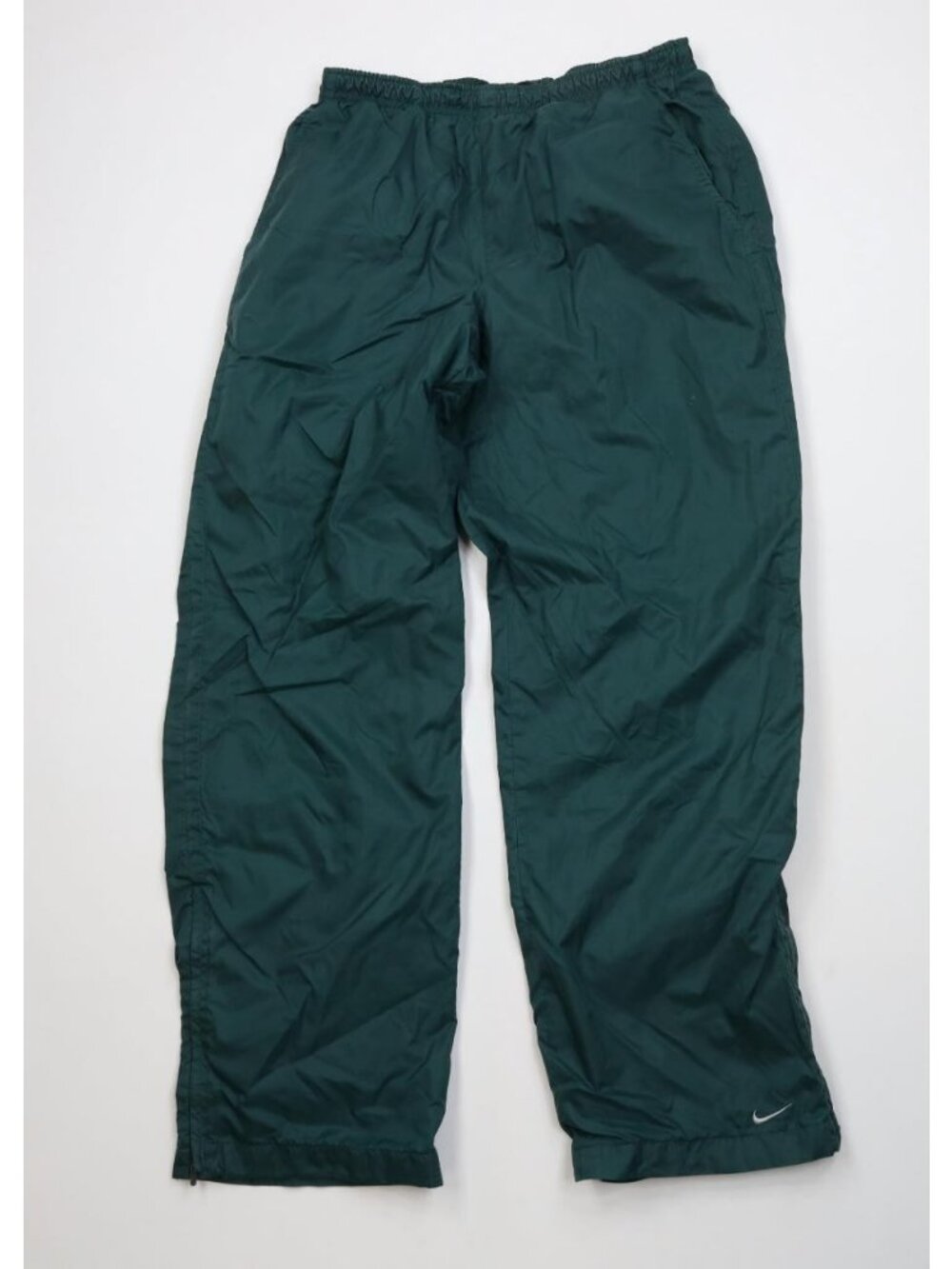 Vtg Y2K Nike Mens M Travis Scott Mini Swoosh Lined Wide Leg Windbreaker Pants